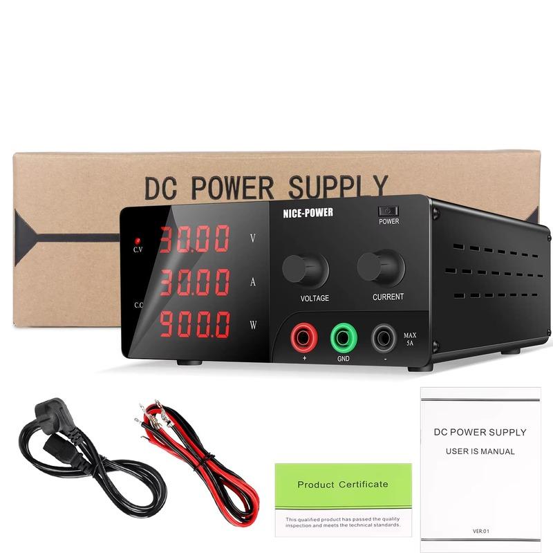 New DC Stabilized Power Supply 30V 30A Adjustable Bench Source Laboratory Power Supply 30V 20A High-Power Switching Variable 60V 10A