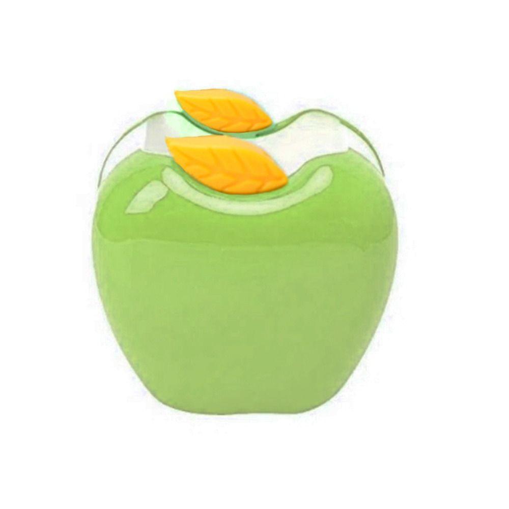 

Plastic Fruit Pencil Holder Kawaii Flower Vase Pot Multifunction Cute Brush Stand Student зелёный