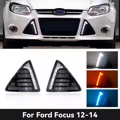 Ford Focus 2012-2014 Hatchback/Sedan LED DRL Fog & Turn Signal Lights