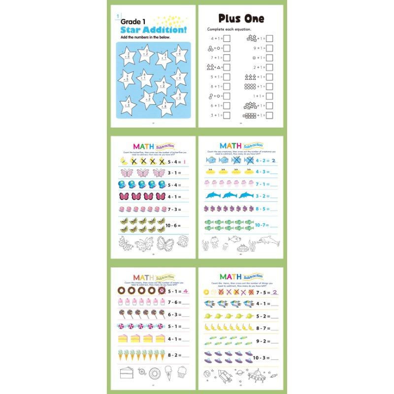 Within 10 Addition Subtraction Math Exercise Book For Kindergarten To First Grade