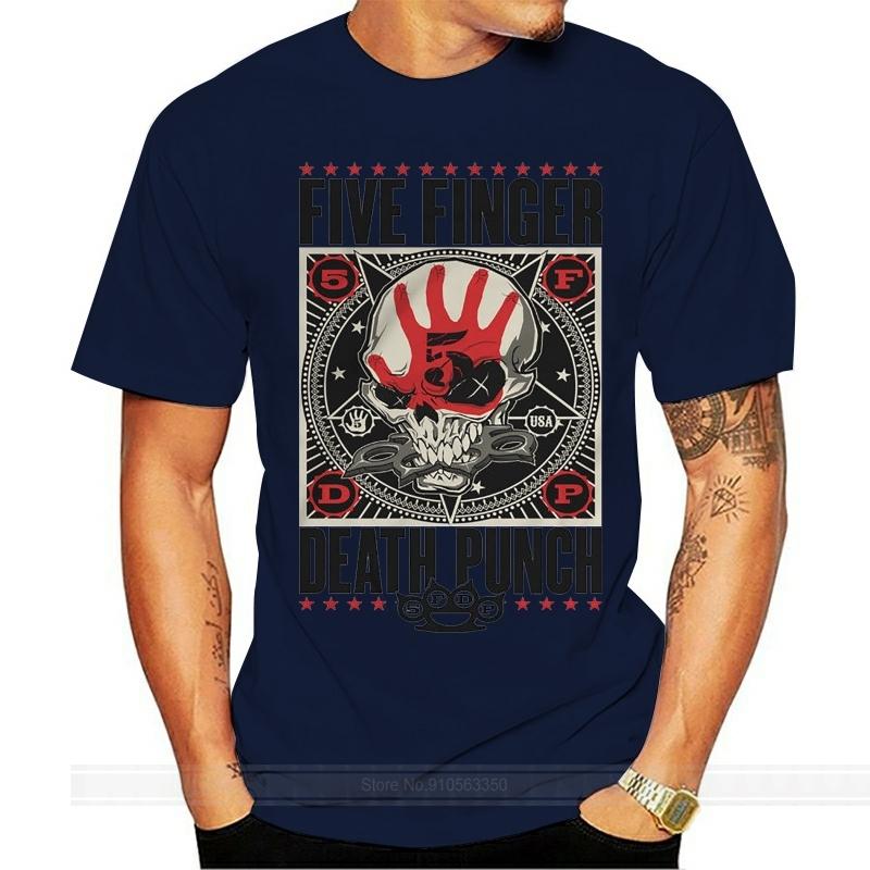 Summer Short Sleeve Plus Size Death Punch Ffdp Unisex White Tshirt Rock Band Shirt Tee Tee Shirt