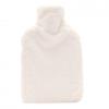 Sophia Layers Soft Faux Fur 1.7L Muff Hot Water Bottle - White