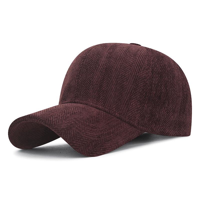 Spring Autumn Winter Solid Color Baseball Cap Couple Hat