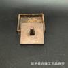 Taoist Master Single-Sided Five Thunder Antique Imitation Collectible Craft Mountain Ghost Seal Set With Base