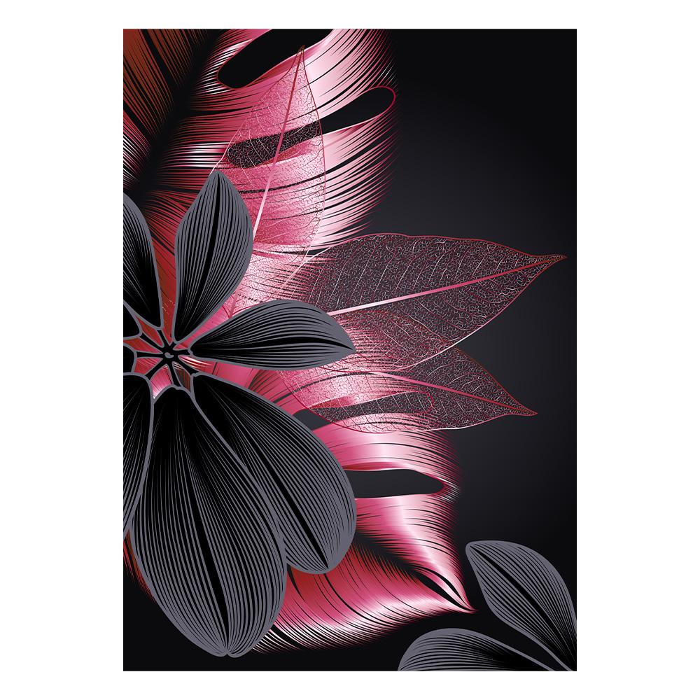 Black Golden Plant Leaf Canvas Poster Print Modern Home Decor Abstract Wall Art Painting Nordic Living Room Decoration Picture