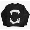 DRIPX Maglione Pullover Retro Autunno Inverno Moda Manica Lunga Fantasia Stelle Maglione Y2K Casual Maglione Lavorato a Maglia Harajuku Unisex
