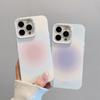 Gradual Change Powder for iPhone17promax16plus Color Silver 15 Mobile Phone Case 1413 Apple 12 Personality