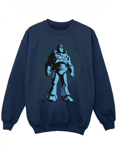 Disney Lightyear Buzz Standing Circle-sweatshirt voor meisjes 12-13 zwart