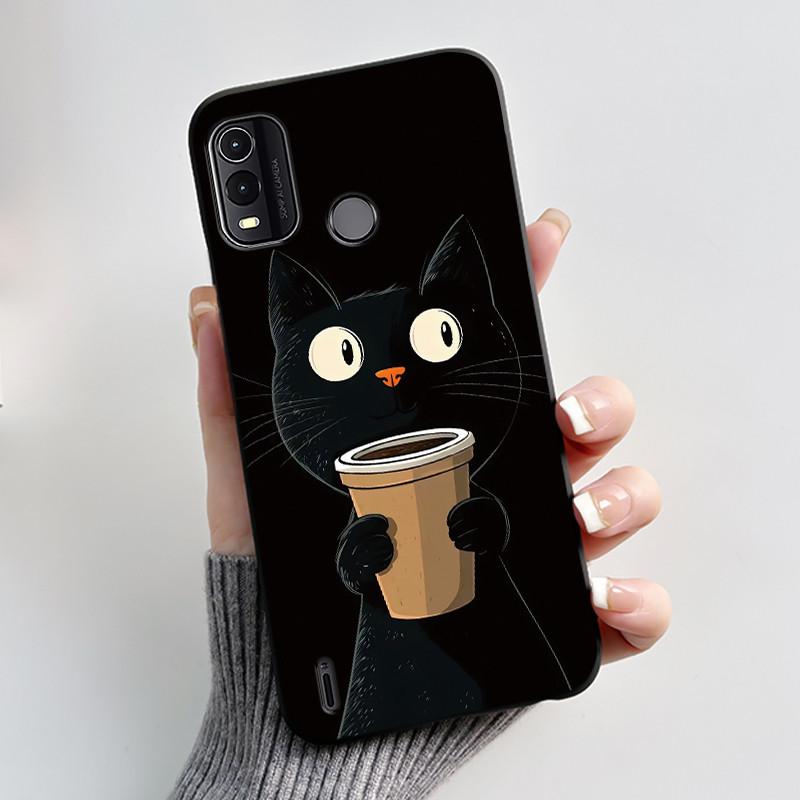 Phone Case For Nokia G11 Plus Matte Black Casing Soft Silicone Ultra Thin Slim Cover Aesthetic Luxury Cute Cool Boys Girls Shell