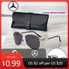 Bilklistermärke 2026 Nytt För Benz Bil Polariserade Solglasögon Fritid Solskydd För Mercedes Benz AMG W204 W205 W203 W211 W201 W21