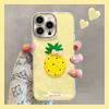 Pineapple Doll Is Suitable for Apple 16promax Mobile Phone Case 15 Summer Small Fresh 13 All-inclusive Lens Film 14 Huawei