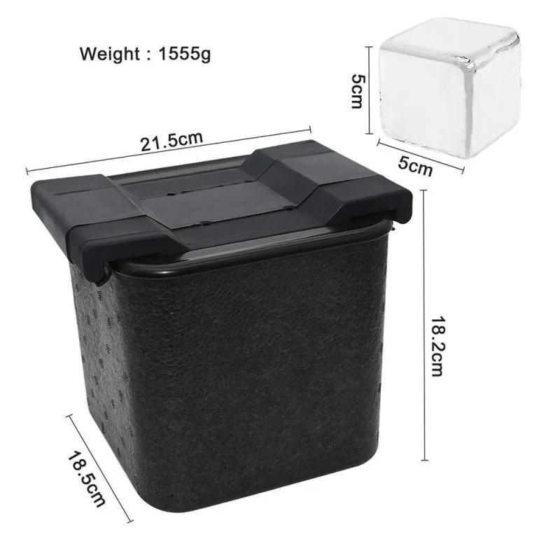 1 Pc Clear Ice Maker Square Tray Make 8/4 Big Square Crystal Maker for Cocktails Ice& Ice-Cream Tool Kitchen Bar Tools & Gadgets