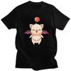 Individuelles Klassisches Final Fantasy Moogle T-Shirt Herren T-Shirt Streetwear Tee 100% Baumwolle Oversized T-Shirt Merchandise