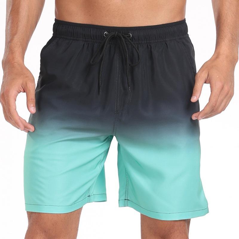 GD summer new men's shorts fashion vacation pants men's four corners milk silk lining