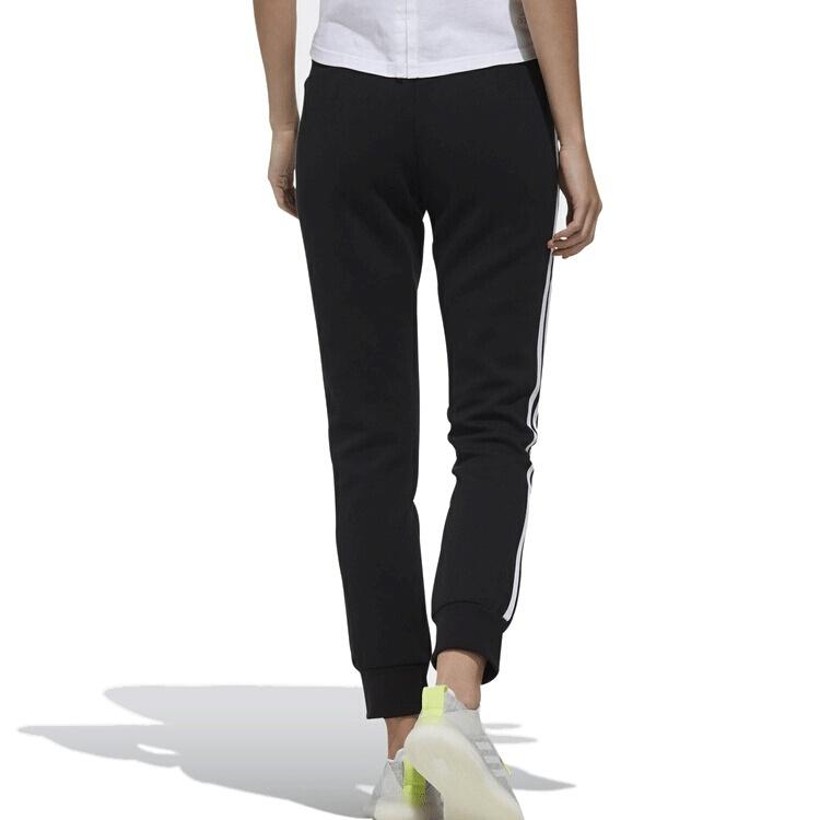 (WMNS) Adidas Sports Tapered Pants Asia Sizing 'Black White' Women's DW5728