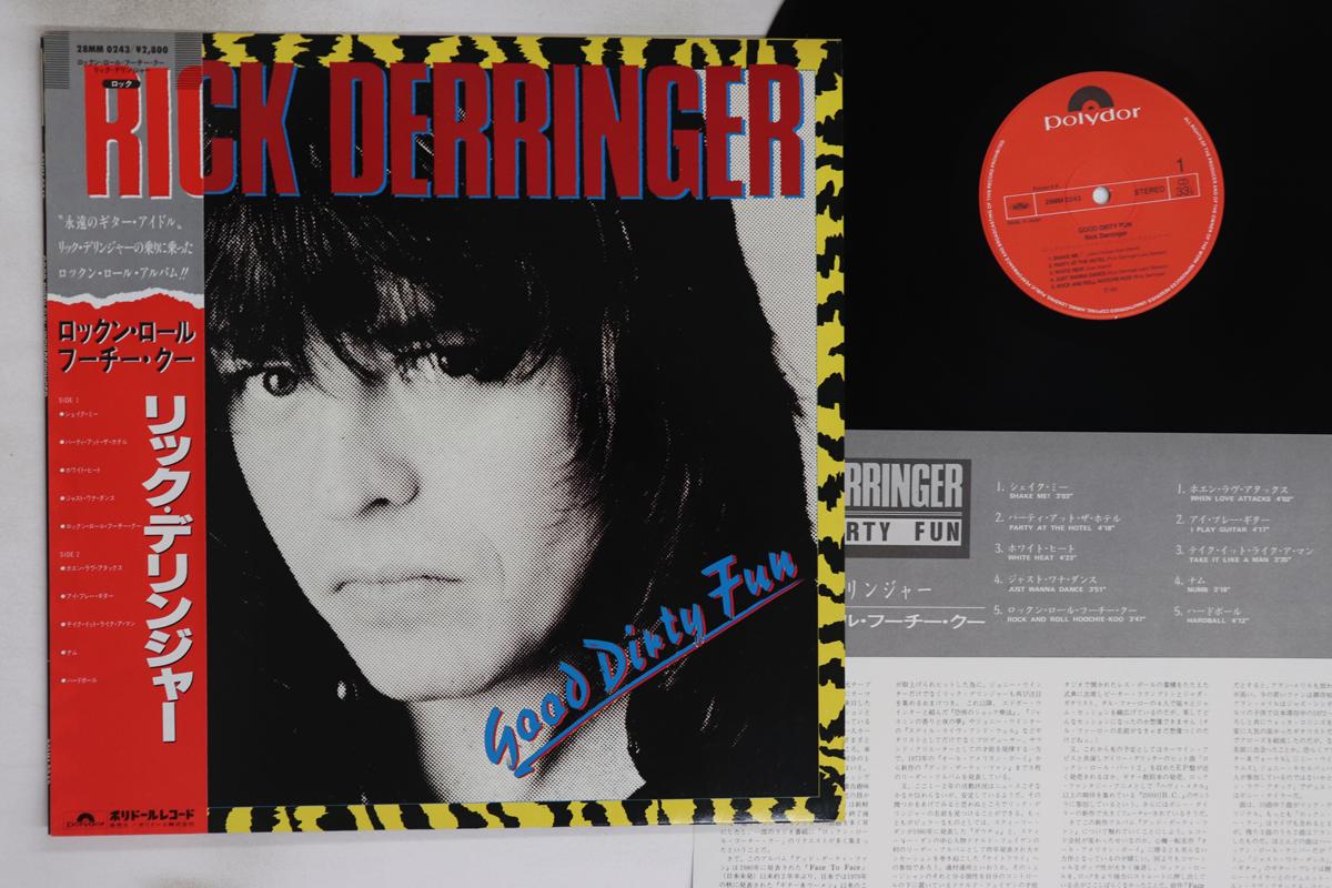 

LP Record RICK DERRINGER - Good Dirty Fun 28MM0243 POLYDOR 1983 Japan Obi Rock Used