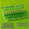 Mini DIY Model Train Landscape Tree Set - Simulated Plastic Trees for Sand Table Crafting