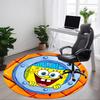 1pcSpongeBob Square Office Round Area Rug, Indoor Mat Suitable For Office, Bedroom Living Room Home Decor, Room Deco, Offic A0928102