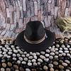 New Women's Fashion Big Eaves Bell Jazz Top Hat Spring and Summer Outdoor Travel Sunscreen Shade Straw Hat