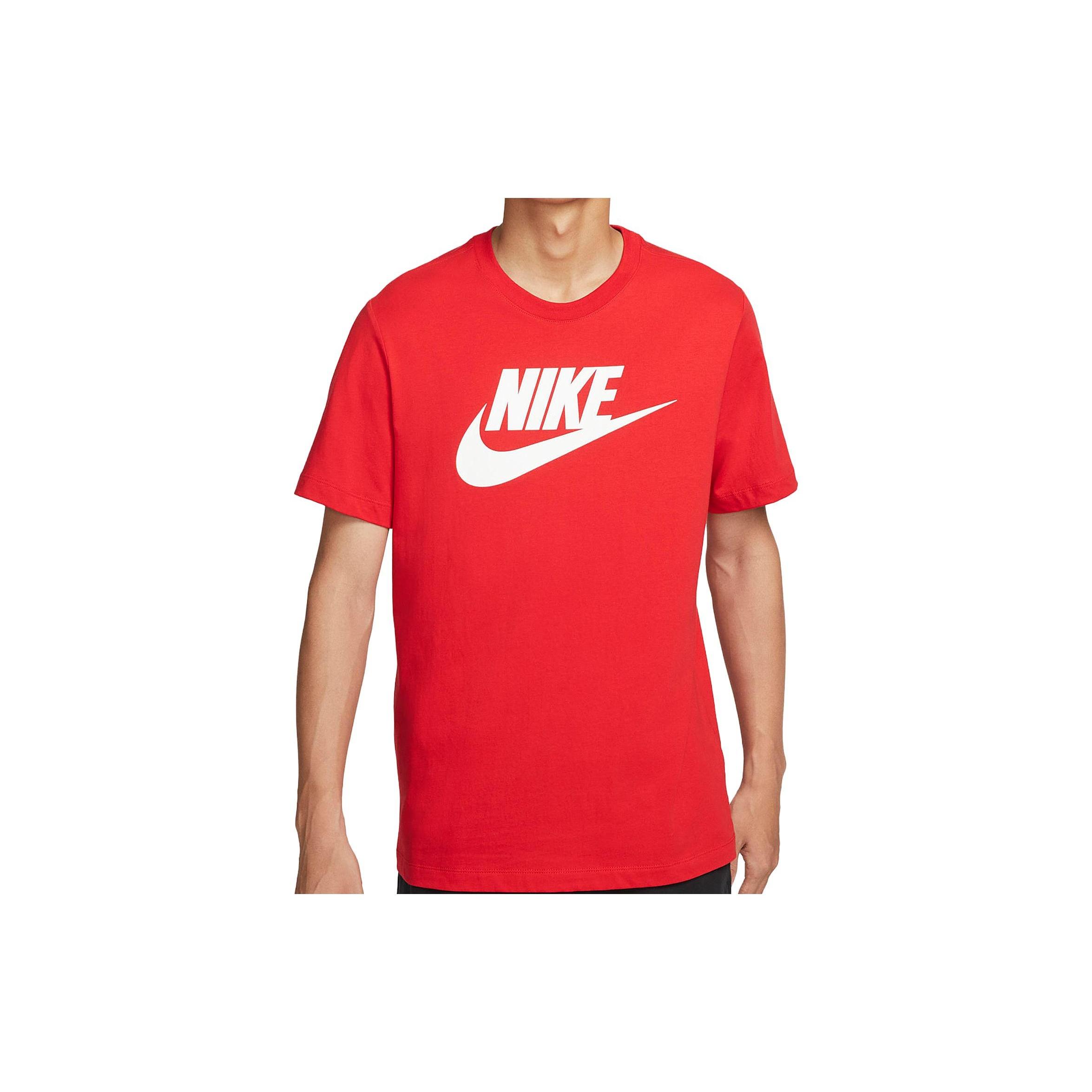 Nike Logo Printed Sportswear T-Shirt Red White Men s DX1986-657 S