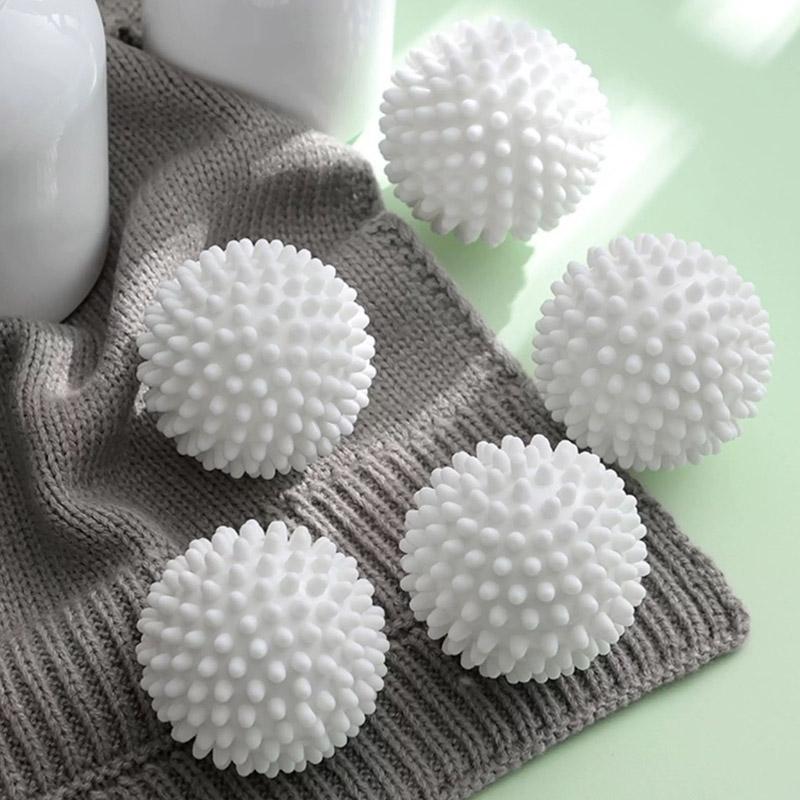 5PCS Laundry Balls Anti-Winding Magic Balls Drying Cleaning Household Washing Essential Cleaning Supplies for Laundry Reusable