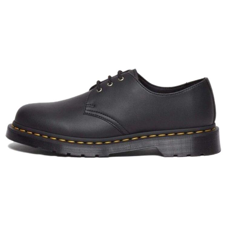 Dr. Martens Leather Minimalist Comfortable Versatile Fashion Low-Top Casual Shoes Unisex Casual Shoes Black 31807001