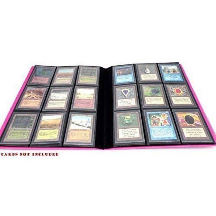 Docsmagic.De Pro-Player 9-Pocket Album Pink - 360 Card Binder - MTG - PKM - YGO - Classeur pour Jeu de Cartes Rose