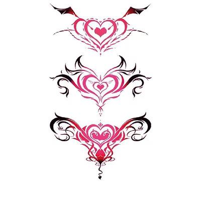1 Pcs Tatoo Sex Tatuagens Temporárias À Prova D'Água Tatuagens Falsas Útero Adesivo