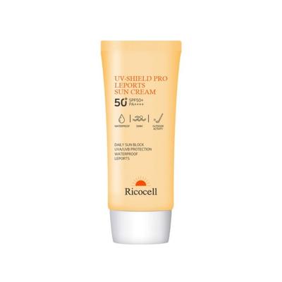 Ricocell UV-Shield Pro Leports Sun Cream SPF50+ PA++++ 70ml*1Pc/2Pcs/3Pcs/4Pcs