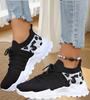 Women's Shoes Breathable Mesh Walking Shoes for Spring Summer Comfortable Lace Up Design Flat Bottomed Casual Style Sports Shoes
