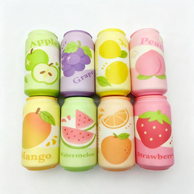 Soda Can Squeezable Toy Slow Rising Soft Realistic Fruit Toy Calming Toy for Special Needs Kids