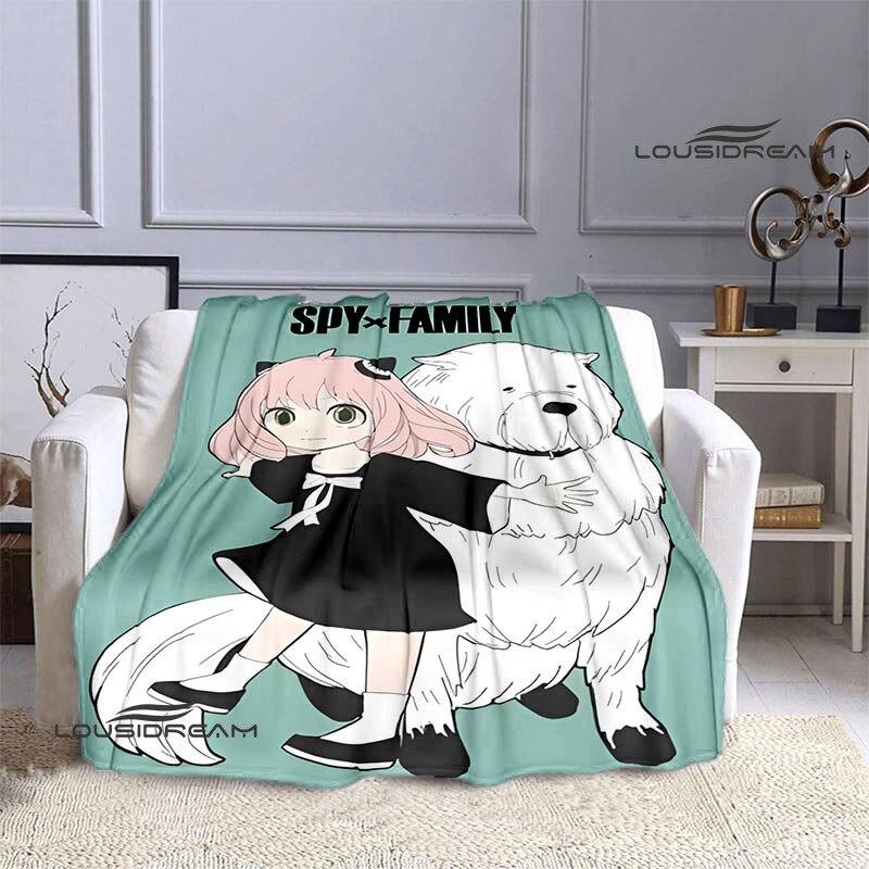 Casus x aile anime baskı battaniye kız çocuk sıcak battaniye flanel yumuşak rahat battaniye ev seyahat battaniyesi doğum günü hediyesi