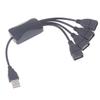1Pcs Usb 2.0 Extension Data Cable 1 Male To 4 Female Usb Hub Splitter Extend Cable Power Adapter Socket