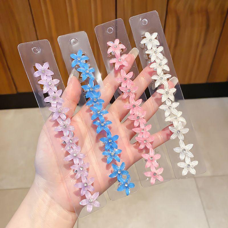 New Kids Mini Hair Clips For Girls Hair Accessories Braided Hair Hairpin Small Flower Sweet Women Fashion Decoration Barrettes