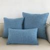 Decorative Throw Pillow Case For Car Seat Chair 30x50/40x40/45x45/40x60/50x50/55x55/60x60cm Solid Sofa Cushion Cover