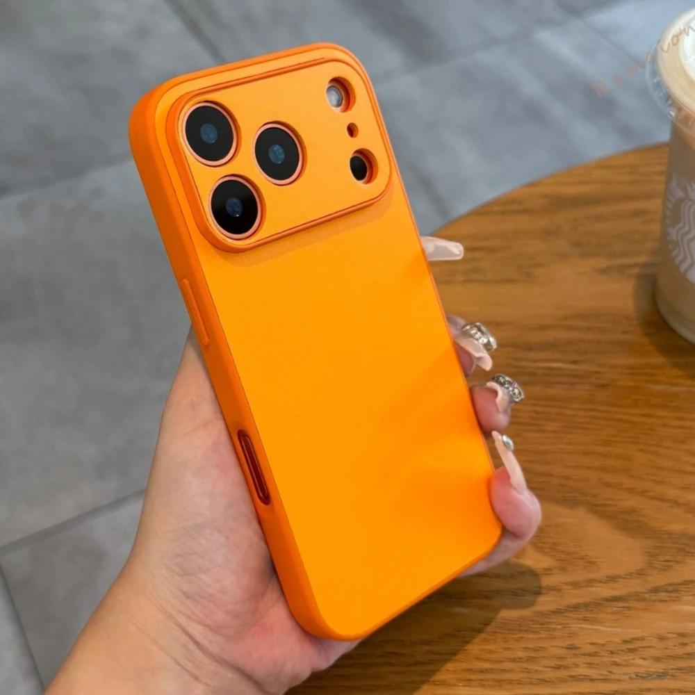 Leather Phone Case For For Iphone 17 Air 11 12 13 16 Pro Max 1 14 16 Plus 17Pro 16Pro Len Camera Hard Protector Cover