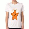 Süßes Seeanemonen Damen Baumwoll-T-Shirt, Premium-Baumwoll-Druck, Langlebig, Lässige Mode, Team Seeanemone Grafik-T-Shirt, Stilvolles Meeresbewohner-Oberteil, Weiche Fa