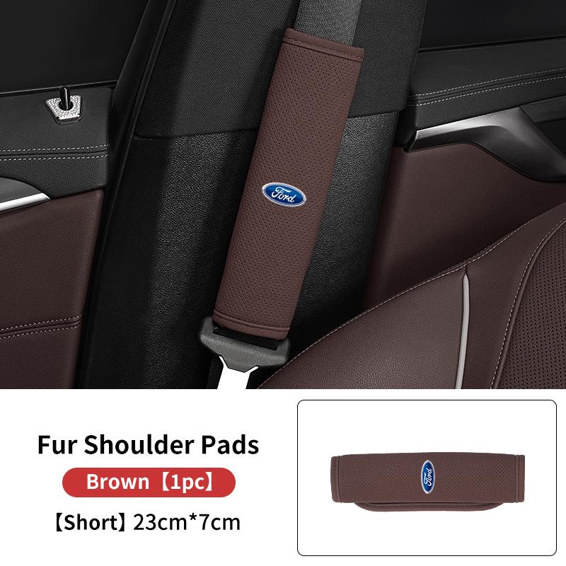 For Ford Car Styling Seat Belt Shoulder Cover Neck Protector Auto Interior Accessories Focus Mk2 Mk3 Mk4 Fiesta Ranger Mondeo