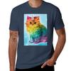 Unicorn Rainbow Cat Kitten Tshirt Essential Solid Color Tshirt