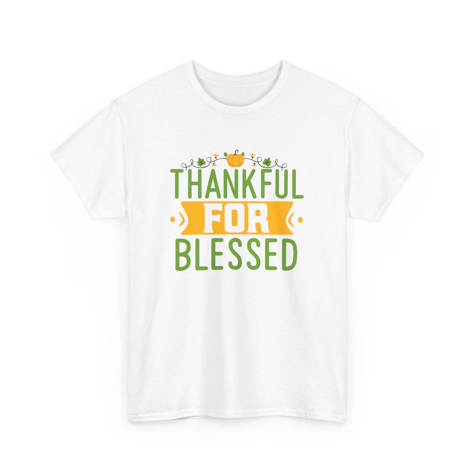 

Fall Aesthetic T-Shirt | Autumn Leaves Pumpkin Spice | Thankful For Blessed S