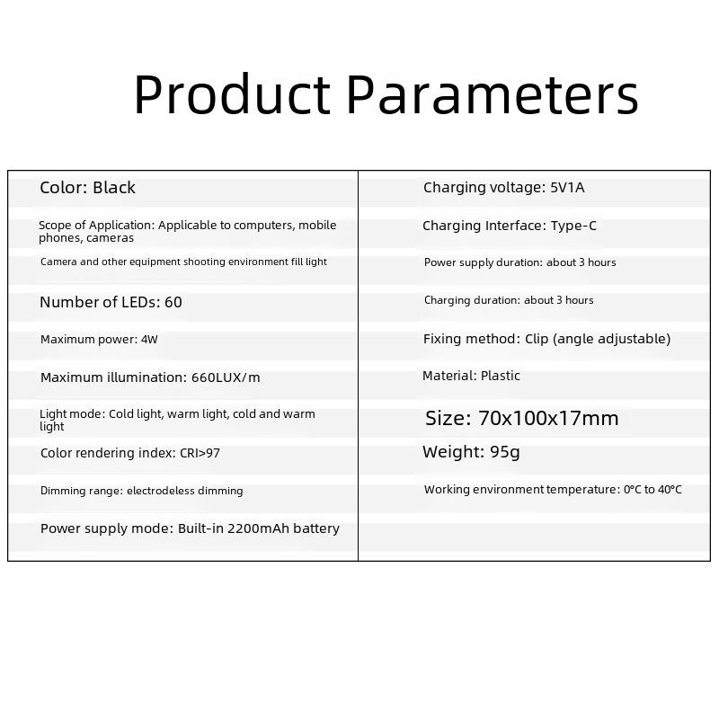Tragbares Schönheits- und Fotografie-Fülllicht für Mobiltelefone