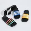New soft-soled outer slippers women's fashion casual one-word drag home bath slippers men's non-slip and non-smelly cool slippers