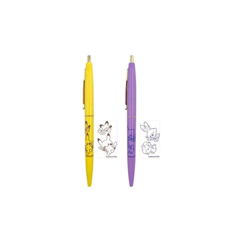 

pokemon Set of 2 ballpoint pens yellow & purple SS
