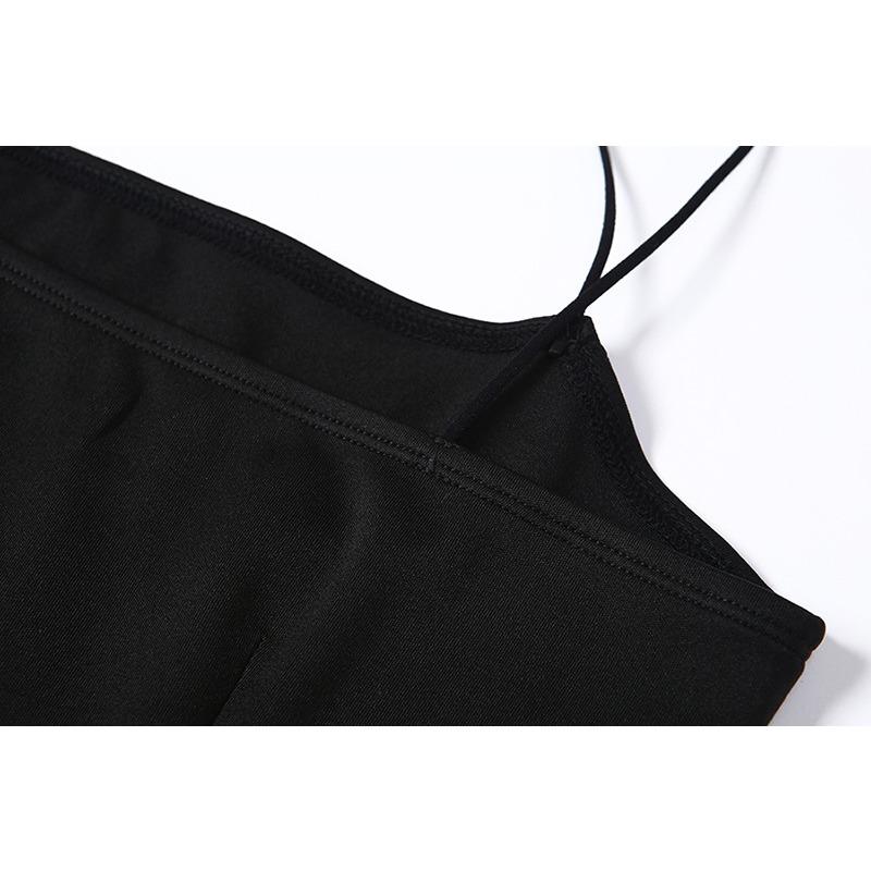 Women's Summer Halter One Neck Slim Backless Sexy Split Dresses