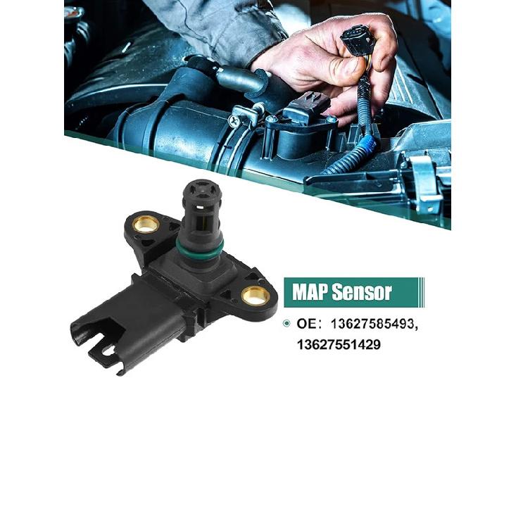 13627585493 Intake Manifold Pressure Sensor For BMW E82 E90 F07 F10 F12 F13 F02 F04 F25 E70 E71 E72 E89 13628644432 13627599042