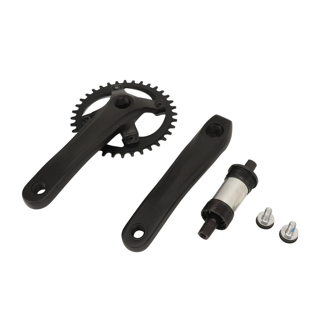 Kľuky na horský bicykel 104 mm BCD štvorhranné kužeľové kľuky 36T Pozitívna záporná reťaz s jedným kotúčom 7?12