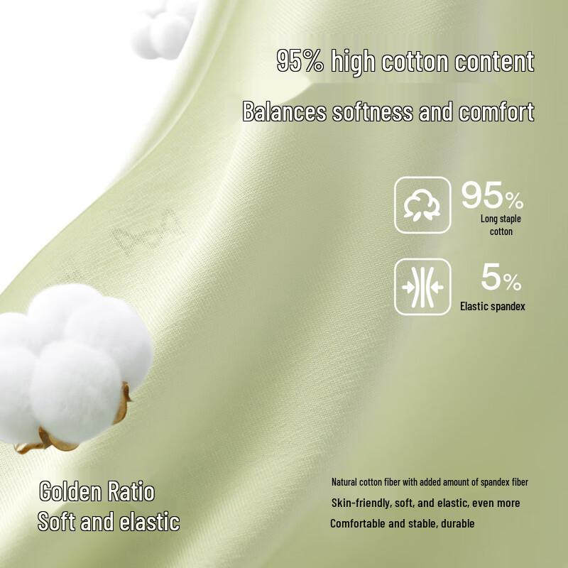 MIIOW Women's Seamless Antibacterial Cotton Briefs