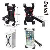 VILAU Motorcycle Smartphone Holder for Mirror Strong Aluminum Includes Three Washer Diameters Mounting, Waterproof, Mounting, Arm,