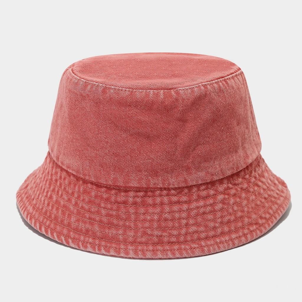 Vintage Denim Fisherman Hat With Wide Brim For Sun Protection And Casual Style