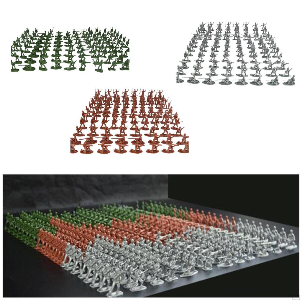 100Pcs Figurines Model Kit Sufficient Delicate for Decor Gift Role Playing